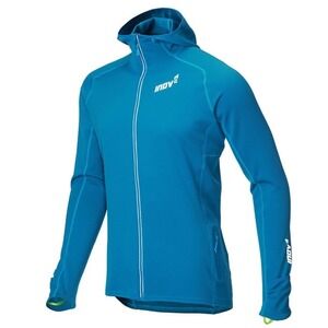Inov 8 Technical Full Zip Sweat Wicking Hooded Running Lightweight Jacket Large